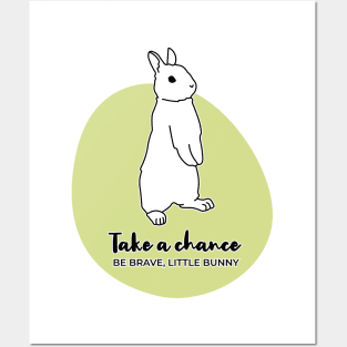 Take a chance, little rabbit Posters and Art